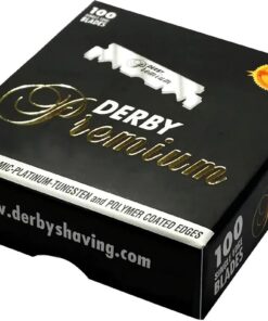 100 "Derby Premium" Single Edge Razor Blades for straight razor